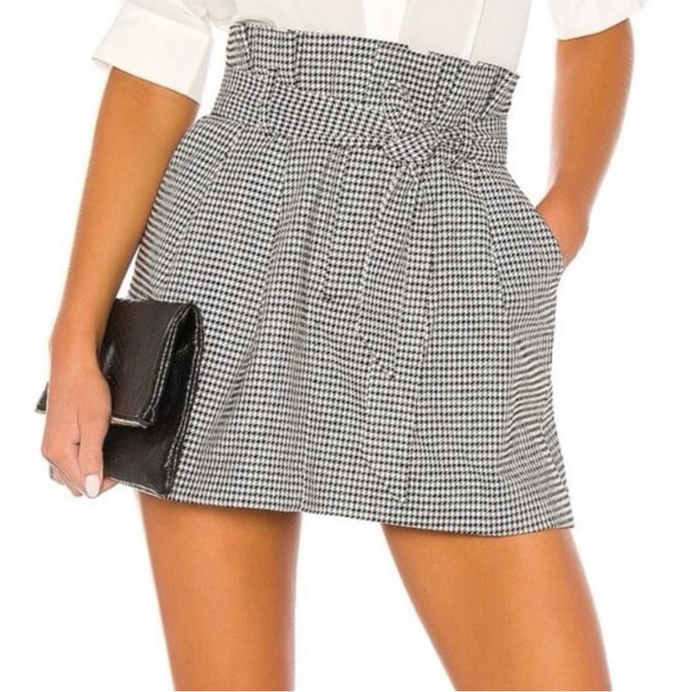 ALICE + OLIVIA paper bag mini skirt size 0